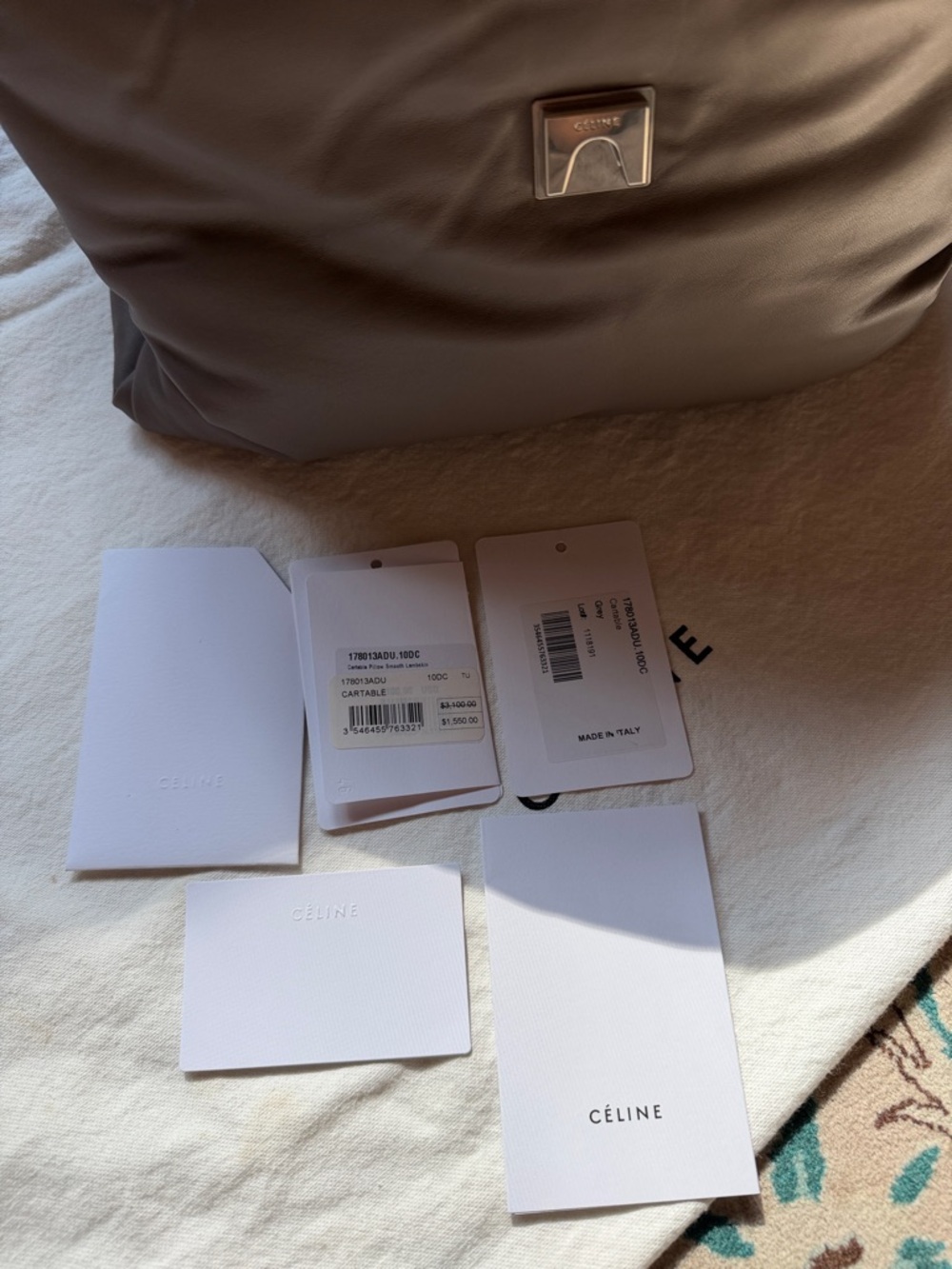 Céline Spring 2016 Cartable Pillow Bag - Picture 15 of 16
